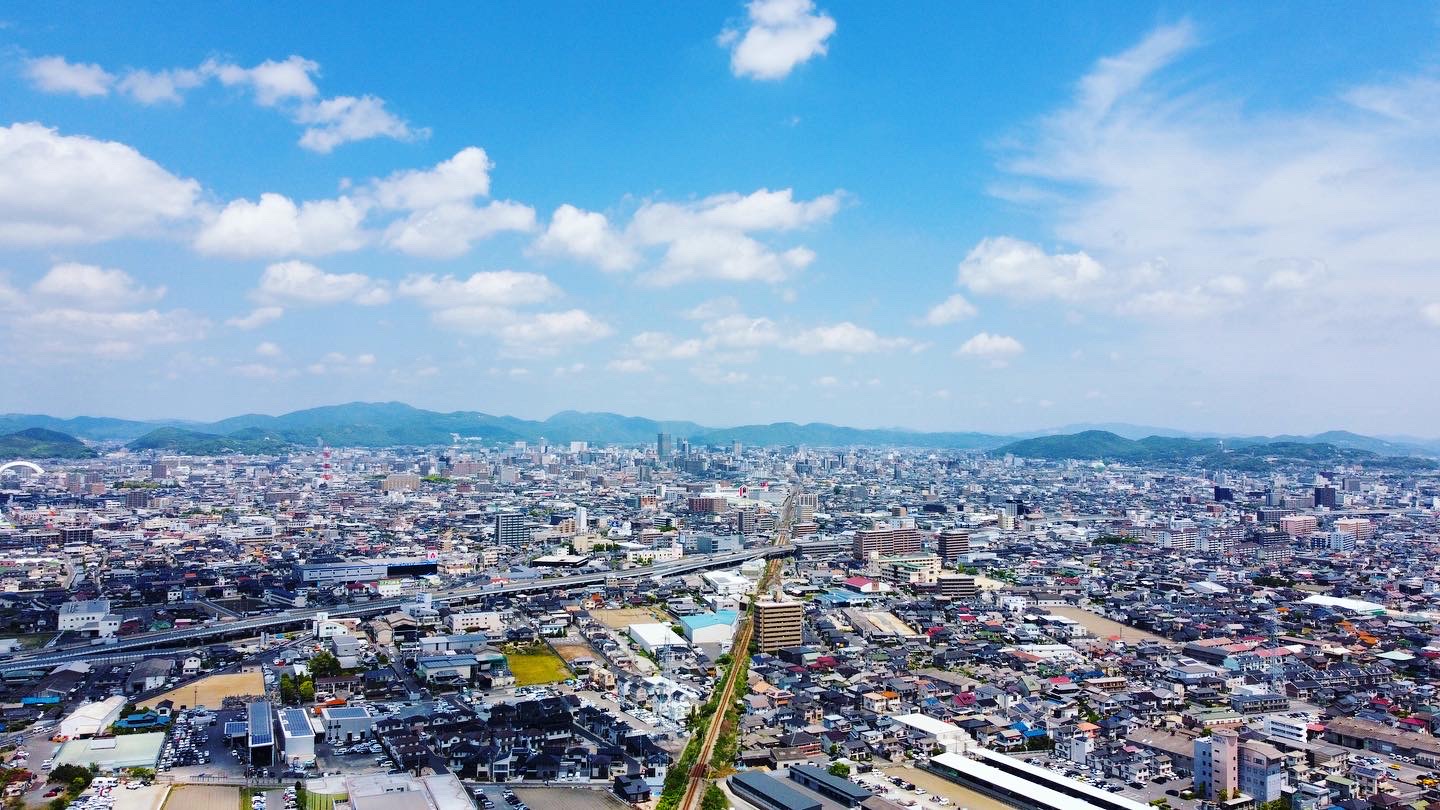 岡山市の街並み