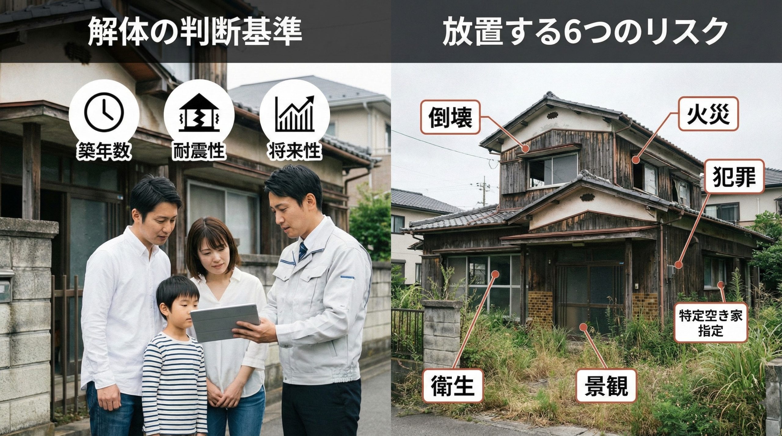 解体か放置か?損しない判断基準と税金【第1回】 1 d251db9271477ac18197f469736235c9 1 scaled